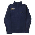 PATAGONIA Mens Fleece Blue 1/4 Zip S