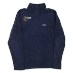 PATAGONIA Mens Fleece Blue 1/4 Zip S