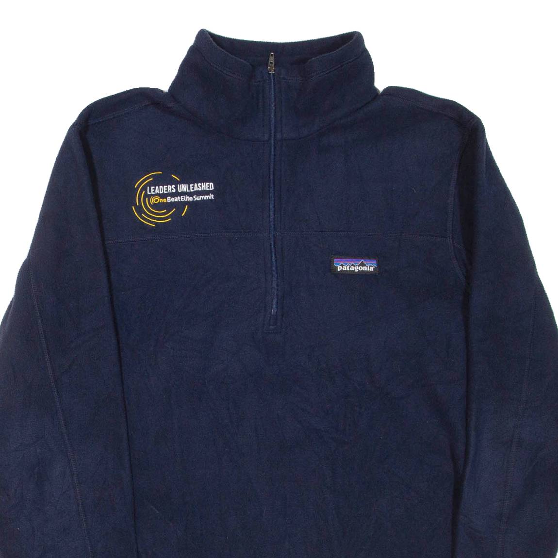 PATAGONIA Mens Fleece Blue 1/4 Zip S