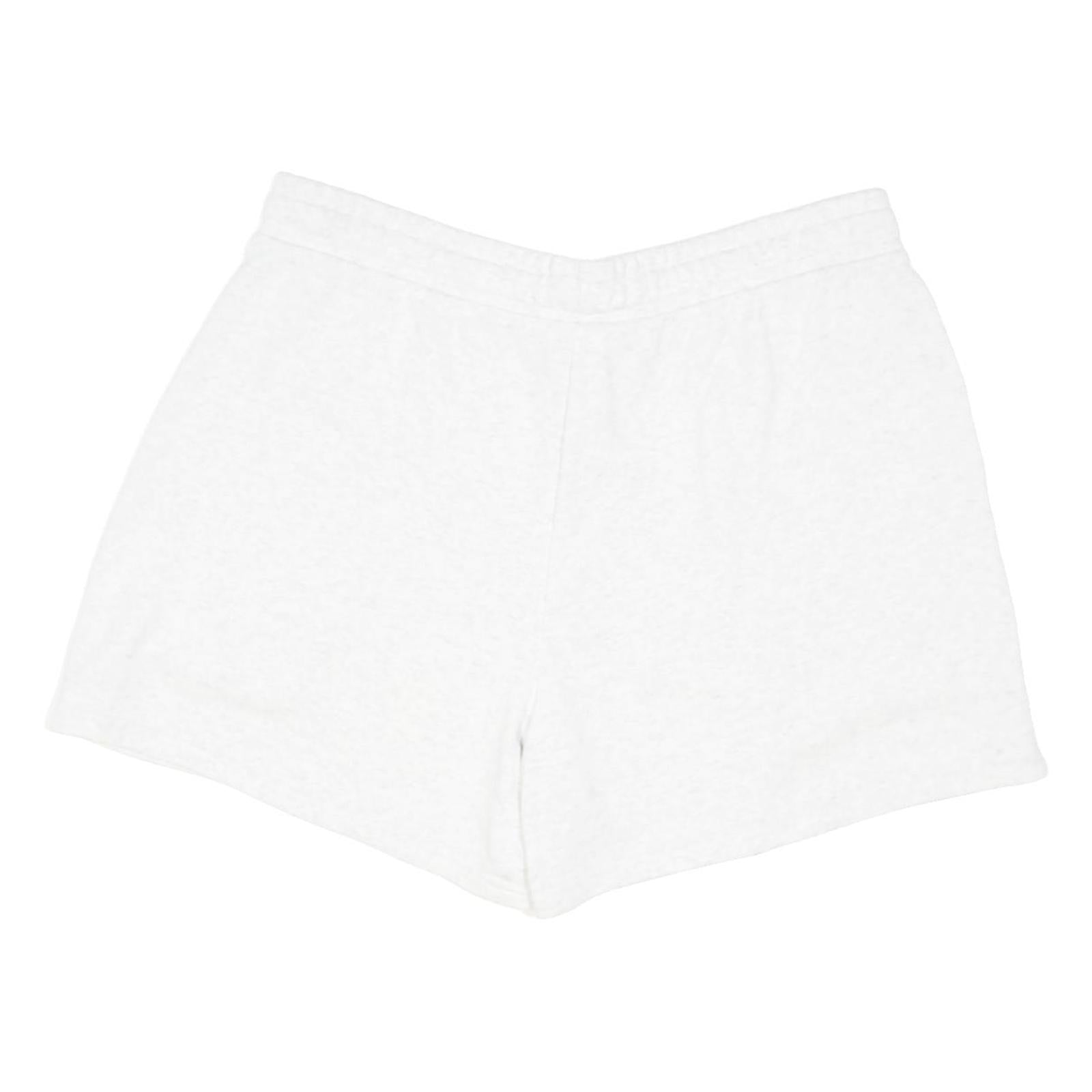 NEW BALANCE Womens White Casual Shorts XL W38 Cotton Blend Drawstring