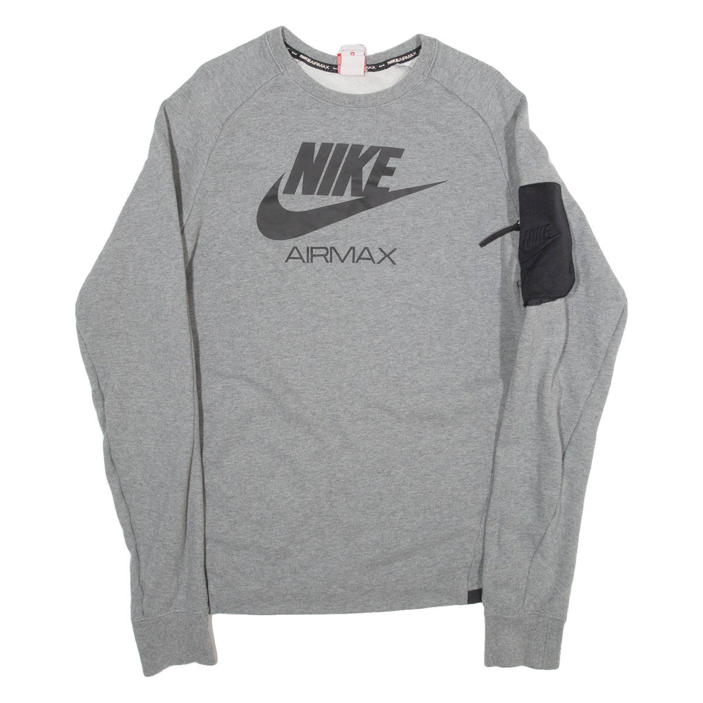 NIKE Womens Sweatshirt Grey M