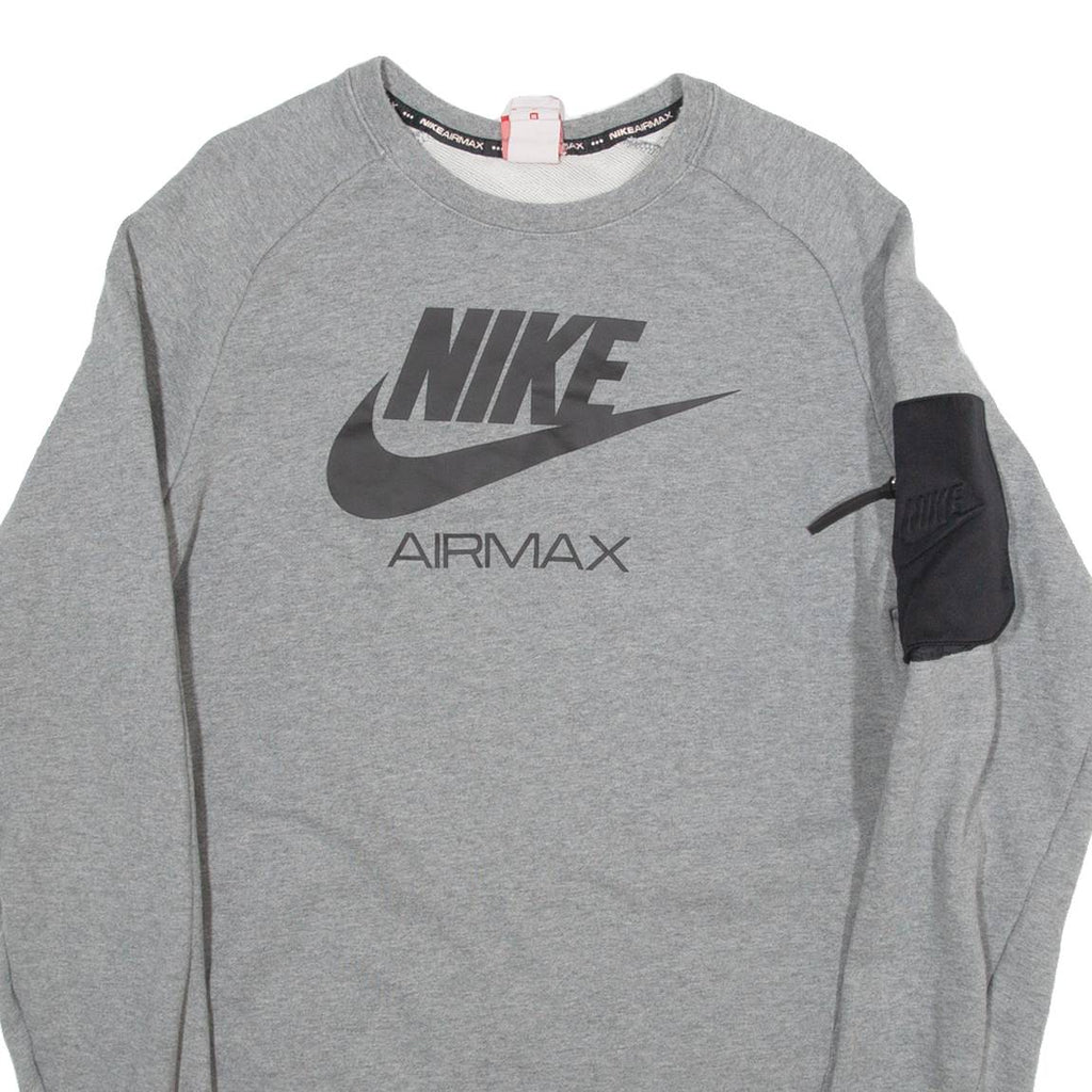NIKE Womens Sweatshirt Grey M