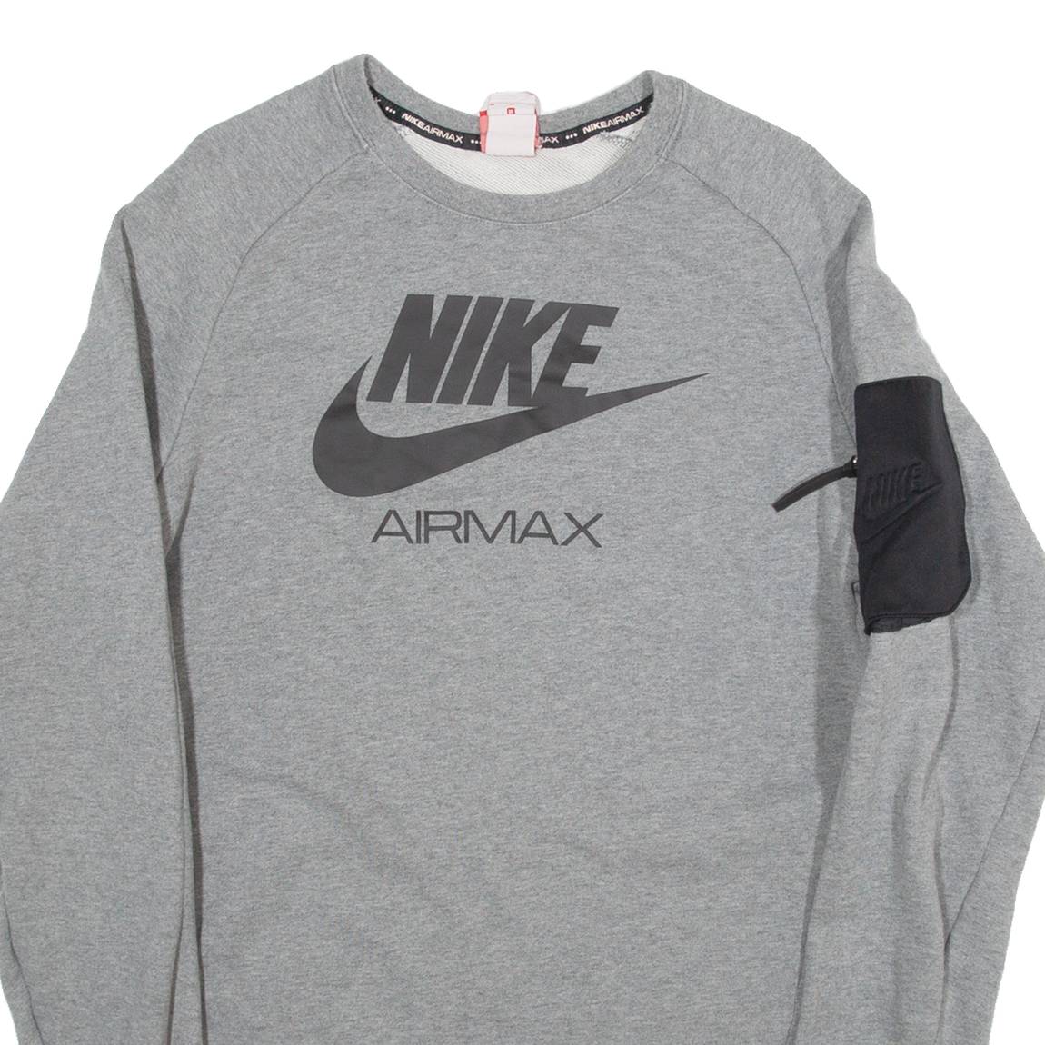 NIKE Womens Sweatshirt Grey M