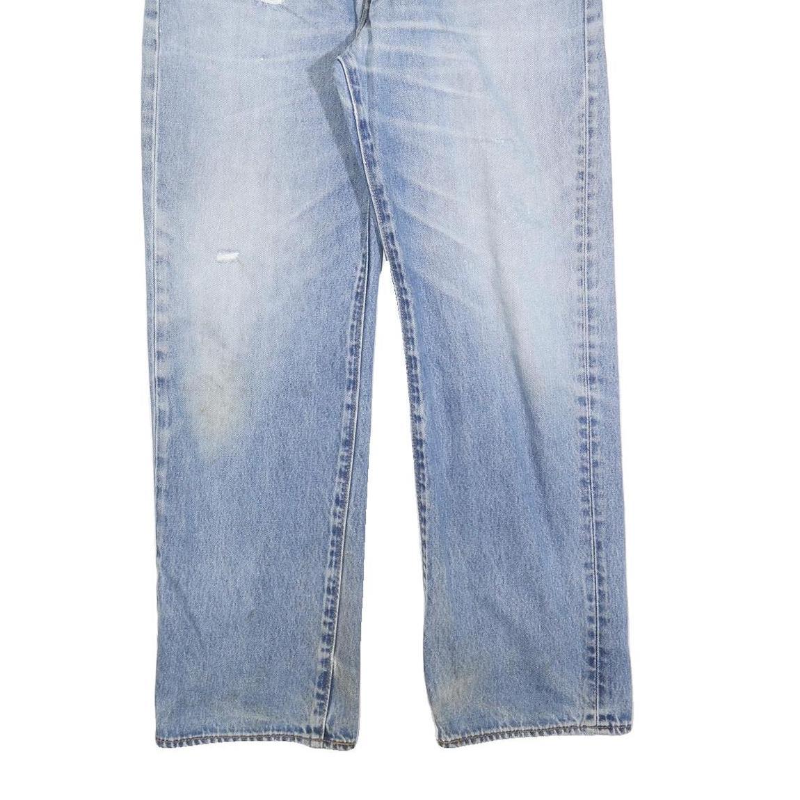 LEVI'S 751 Mens Jeans Light Blue Relaxed Straight Denim W36 L32 Classic Casual