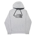 THE NORTH FACE Mens Grey Hoodie M Cotton Blend Casual Sweatshirt Pullover Hooded