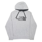 THE NORTH FACE Mens Grey Hoodie M Cotton Blend Casual Sweatshirt Pullover Hooded