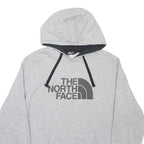 THE NORTH FACE Mens Grey Hoodie M Cotton Blend Casual Sweatshirt Pullover Hooded