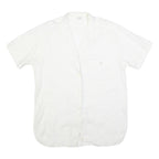 BOGNER Womens White Plain Shirt L Lightweight Button Shirt Casual Relaxed Fit