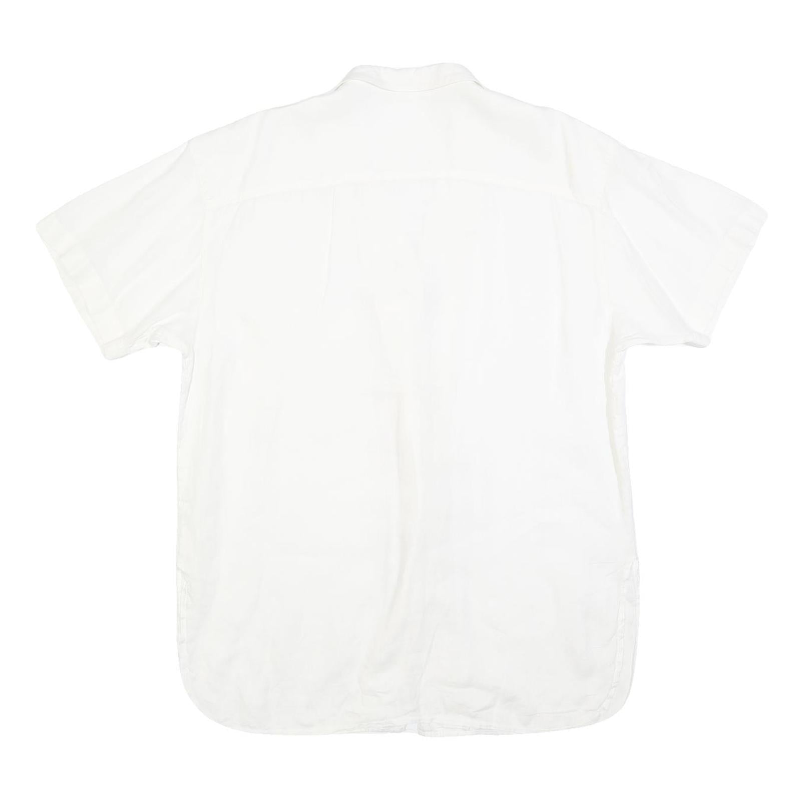 BOGNER Womens White Plain Shirt L Lightweight Button Shirt Casual Relaxed Fit