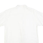 BOGNER Womens White Plain Shirt L Lightweight Button Shirt Casual Relaxed Fit