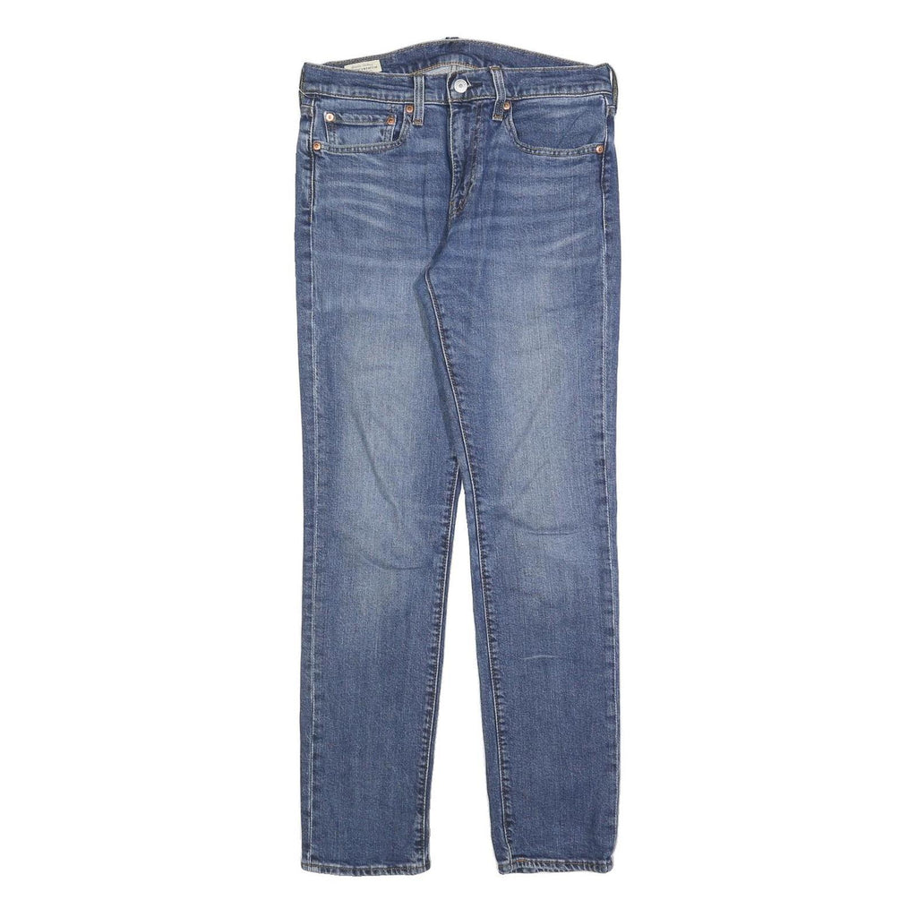 LEVI'S 511 BIG E Mens Slim Blue Denim Medium W31 L32 Slim Fit Zip Jeans