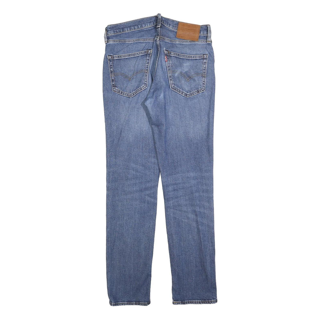 LEVI'S 511 BIG E Mens Slim Blue Denim Medium W31 L32 Slim Fit Zip Jeans