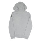 CARHARTT Womens Grey Zip Up Hoodie S Cotton Blend Casual Full Zip Sweatshirt