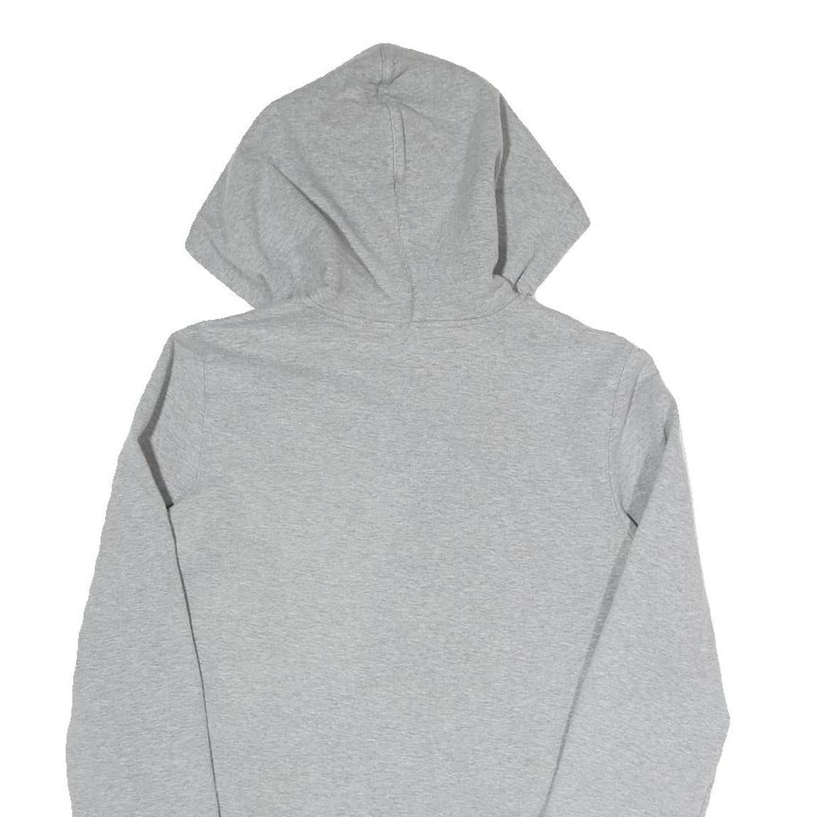 CARHARTT Womens Grey Zip Up Hoodie S Cotton Blend Casual Full Zip Sweatshirt