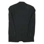 MOSS Mens Black Wool Blend Jacket L Button Plain Classic Tailored