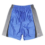 FILA Mens Blue Grey Polyester Sports Casual Shorts L W28 Elastic Waist