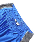 FILA Mens Blue Grey Polyester Sports Casual Shorts L W28 Elastic Waist