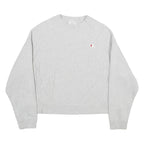 CHAMPION REVERSE WEAVE Womens Grey Crew Neck Sweatshirt XL Cotton Blend Pullover