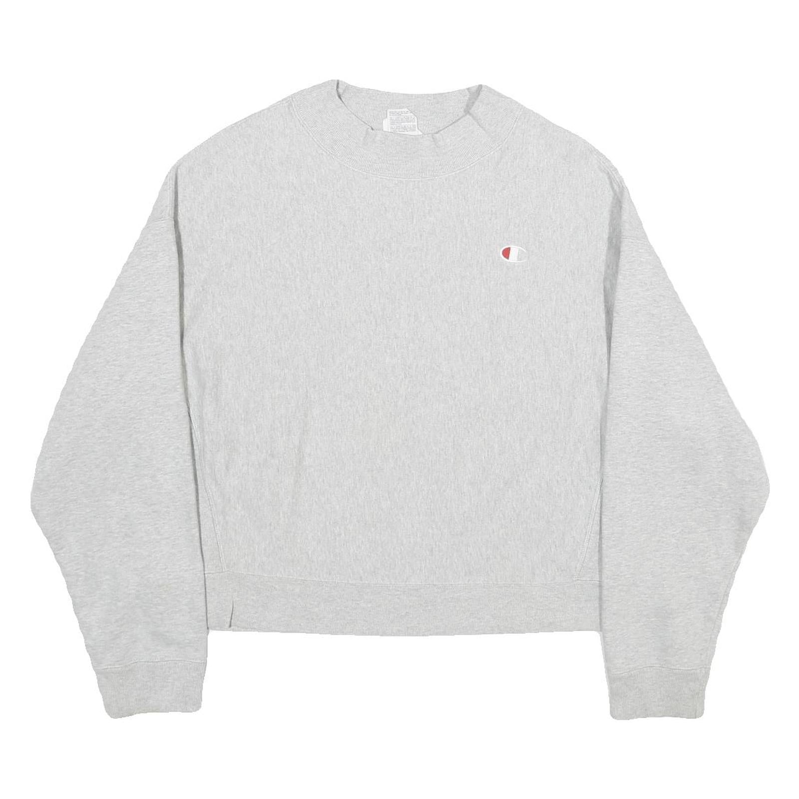 CHAMPION REVERSE WEAVE Womens Grey Crew Neck Sweatshirt XL Cotton Blend Pullover