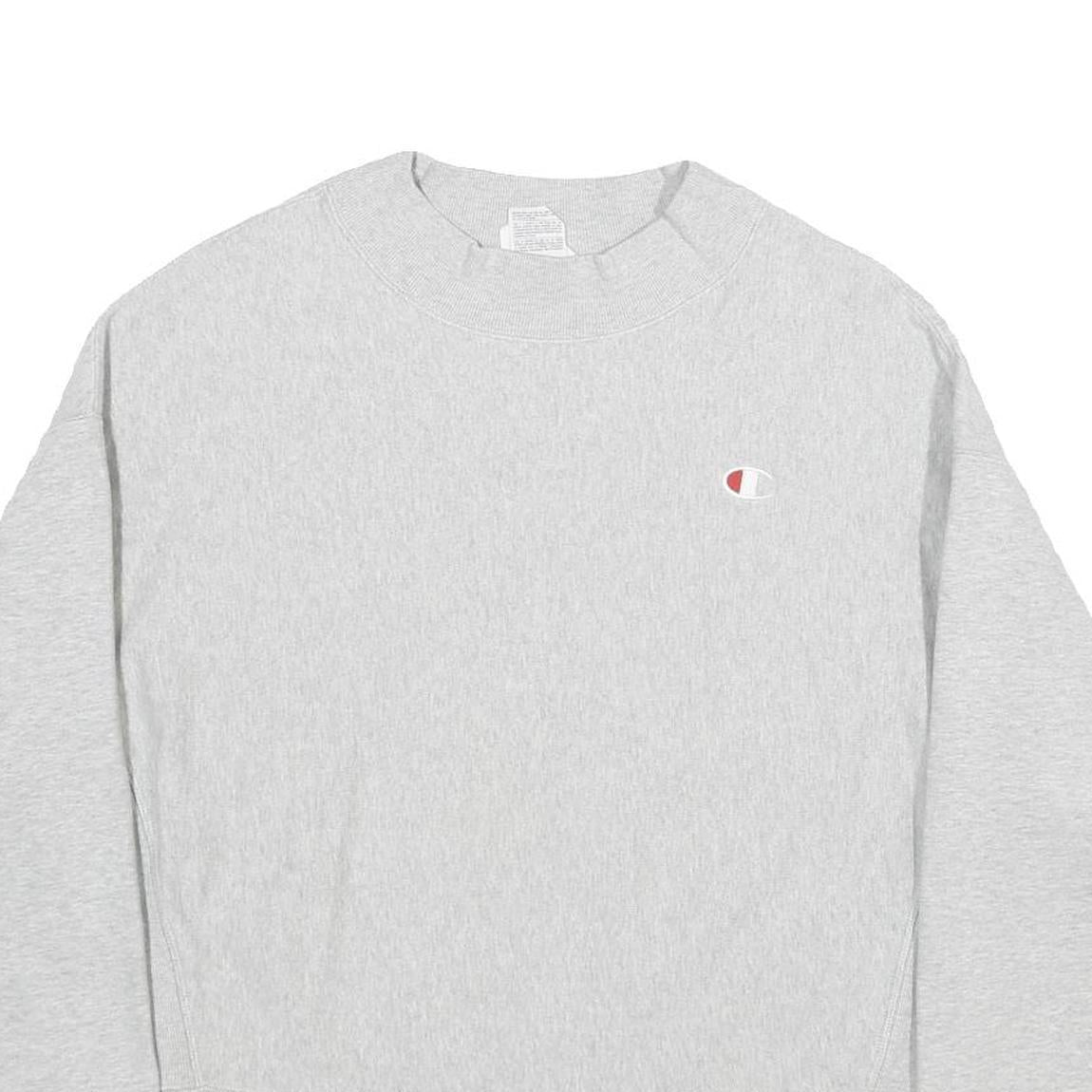 CHAMPION REVERSE WEAVE Womens Grey Crew Neck Sweatshirt XL Cotton Blend Pullover