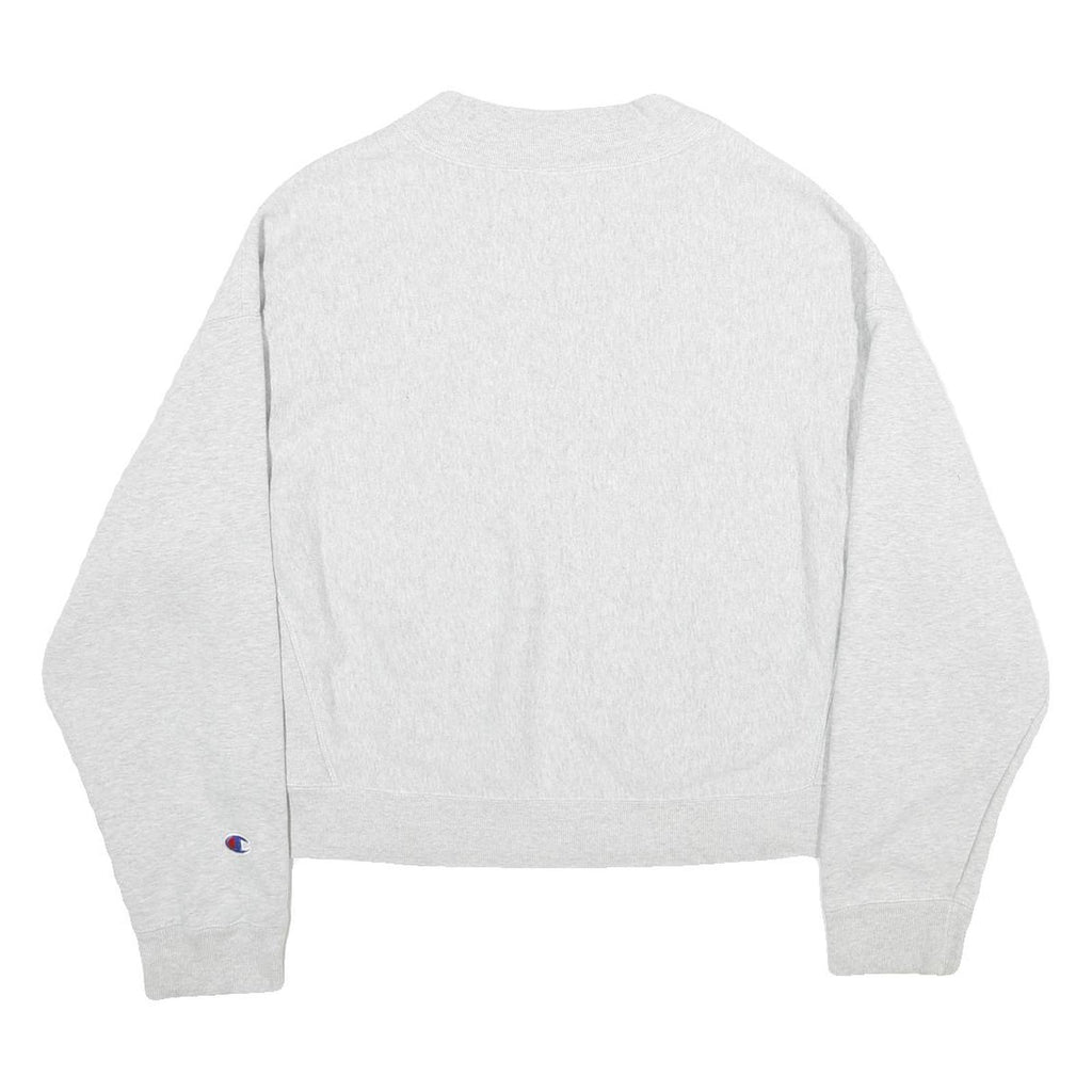 CHAMPION REVERSE WEAVE Womens Grey Crew Neck Sweatshirt XL Cotton Blend Pullover