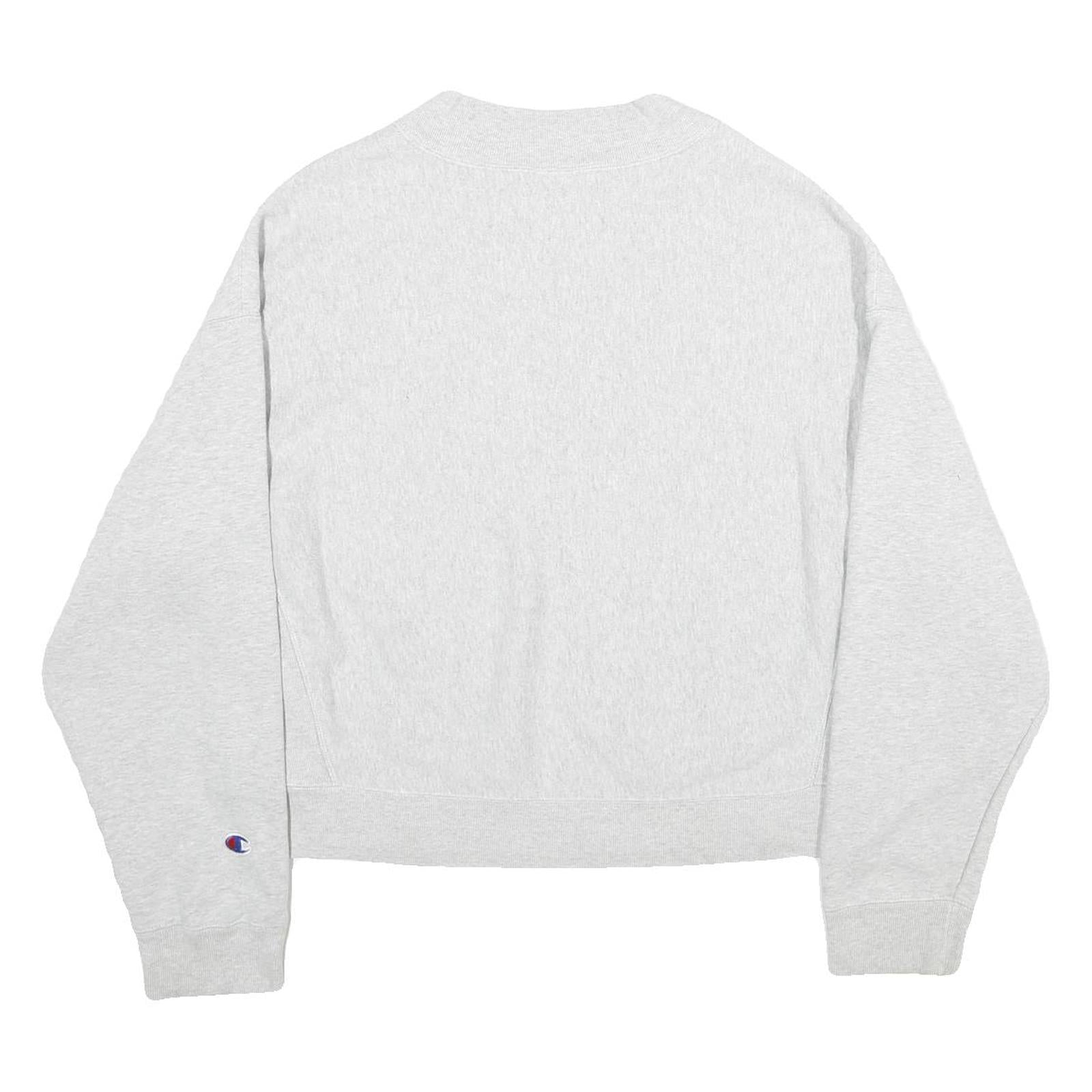 CHAMPION REVERSE WEAVE Womens Grey Crew Neck Sweatshirt XL Cotton Blend Pullover
