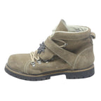 GEIER WALLY Womens Beige Suede Ankle Boots UK 7 Lace-Up Comfortable Outdoor