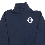 CHAMPION Mens Sweatshirt Blue 1/4 Zip S