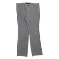 CALVIN KLEIN JEANS Womens Cotton Blend Grey Regular Straight Trousers W34 L32