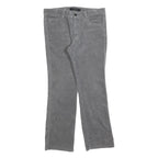 CALVIN KLEIN JEANS Womens Cotton Blend Grey Regular Straight Trousers W34 L32