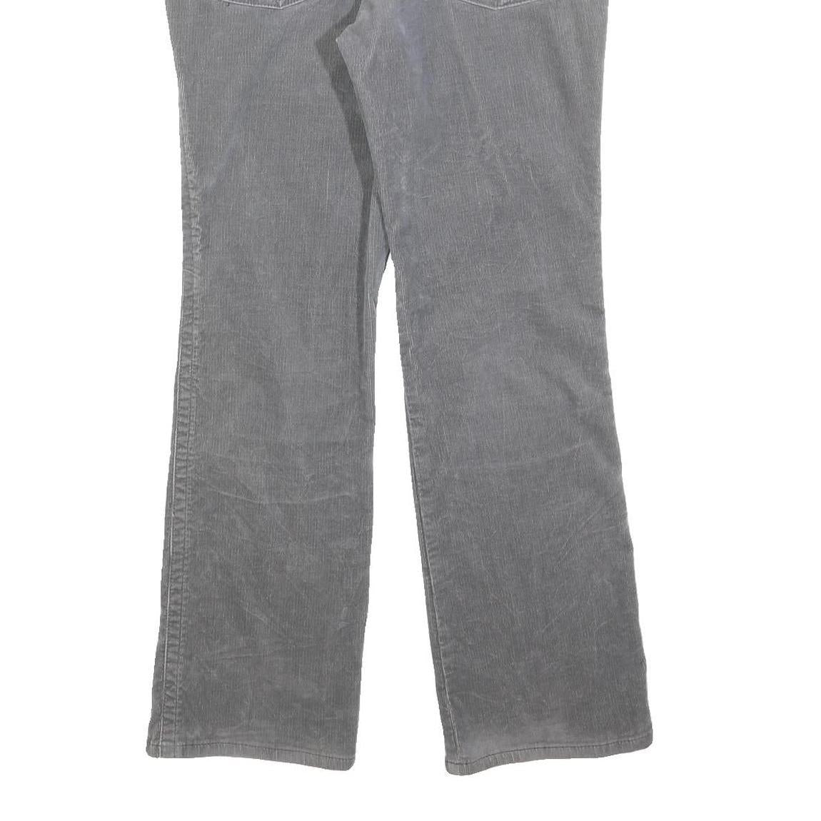 CALVIN KLEIN JEANS Womens Cotton Blend Grey Regular Straight Trousers W34 L32