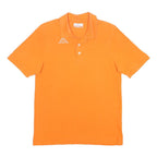 KAPPA Mens Orange Short Sleeve Plain Polo Shirt S Sports Casual