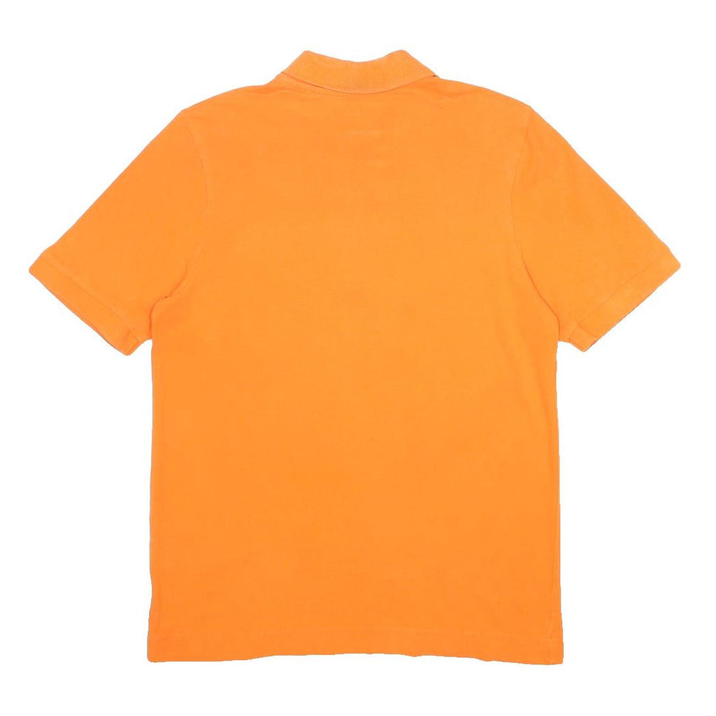 KAPPA Mens Orange Short Sleeve Plain Polo Shirt S Sports Casual