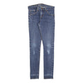 LEVI'S Womens Jeans Blue Slim Skinny Denim Medium W25 L29 Zip Pockets