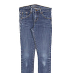 LEVI'S Womens Jeans Blue Slim Skinny Denim Medium W25 L29 Zip Pockets