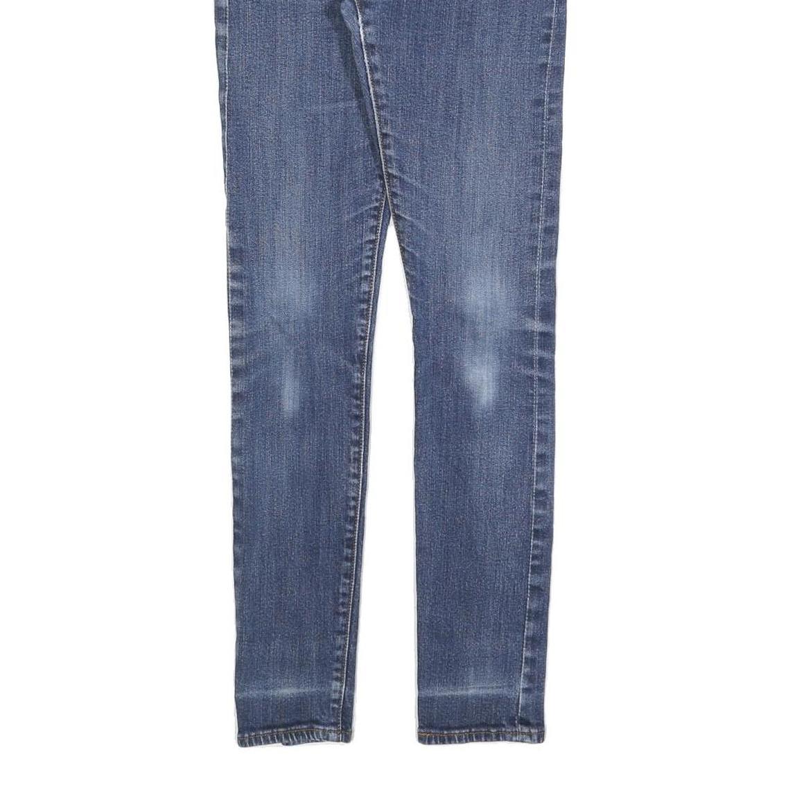 LEVI'S Womens Jeans Blue Slim Skinny Denim Medium W25 L29 Zip Pockets