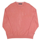 NAUTICA Mens Coral Plain Cotton Blend Jumper Crew Neck Regular XL Casual Comfort