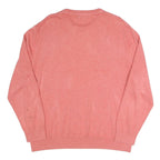 NAUTICA Mens Coral Plain Cotton Blend Jumper Crew Neck Regular XL Casual Comfort