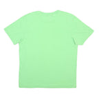 UMBRO Mens Green Yellow Cotton Blend Graphic T-Shirt L Crew Neck Short Sleeve