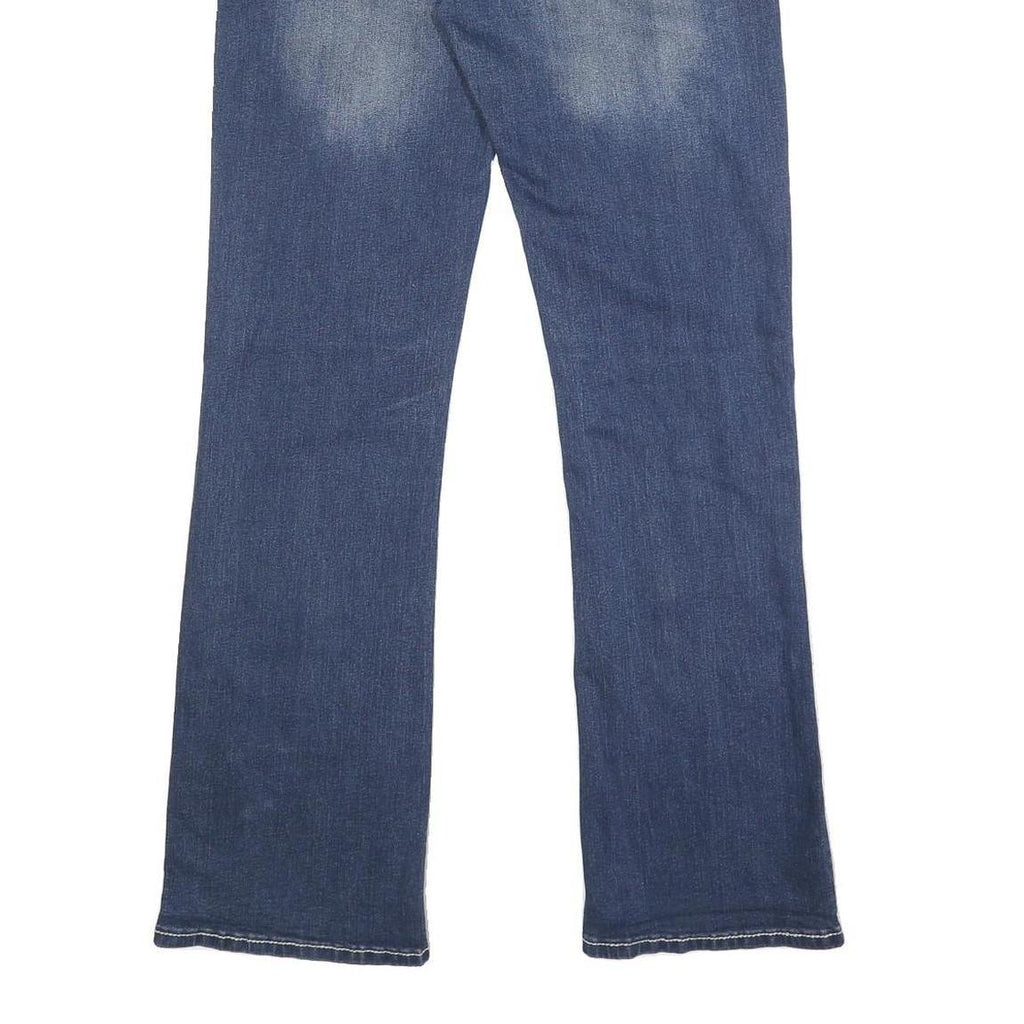 ROCK & ROLL Womens Jeans Blue Regular Straight Denim Medium W30 L34 Fashion