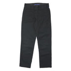 DICKIES Mens Polyester Blend Black Classic Straight Trousers W30 L30 Workwear