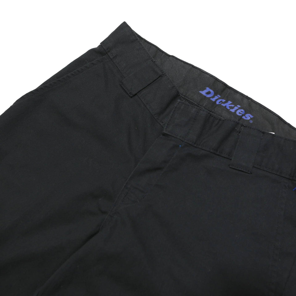 DICKIES Mens Polyester Blend Black Classic Straight Trousers W30 L30 Workwear