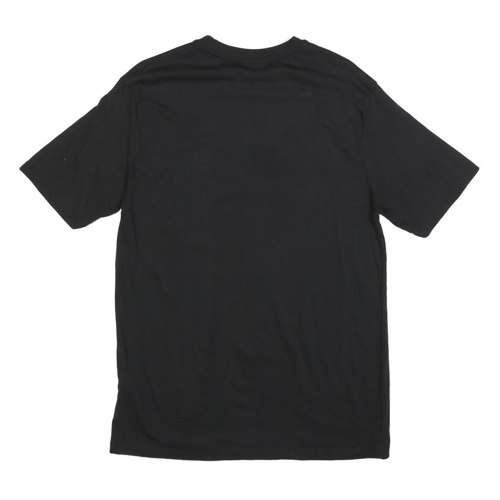 UMBRO Mens Black Athletic T-Shirt M Short Sleeve Crew Neck Logo Print