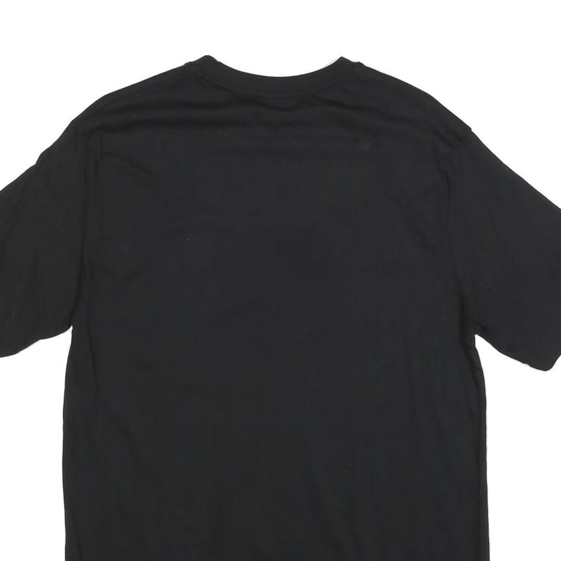 UMBRO Mens Black Athletic T-Shirt M Short Sleeve Crew Neck Logo Print