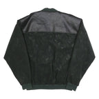 NORTH EAST Mens Black & Dark Green Button Jacket XL Polyester Blend Plain