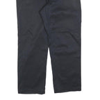 DICKIES Mens Cotton Blend Black Regular Fit Straight Leg Trousers W38 L30