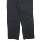 DICKIES Mens Cotton Blend Black Regular Fit Straight Leg Trousers W38 L30
