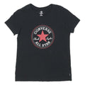 CONVERSE Womens Black Chuck Taylor All Star T-Shirt S Short Sleeve Crew Neck