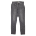 LEVI'S 711 Womens Jeans Grey Slim Skinny Stone Wash W28 L32
