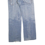 BODY MAN Mens Jeans Blue Regular Straight Denim Light W34 L30 Button Closure